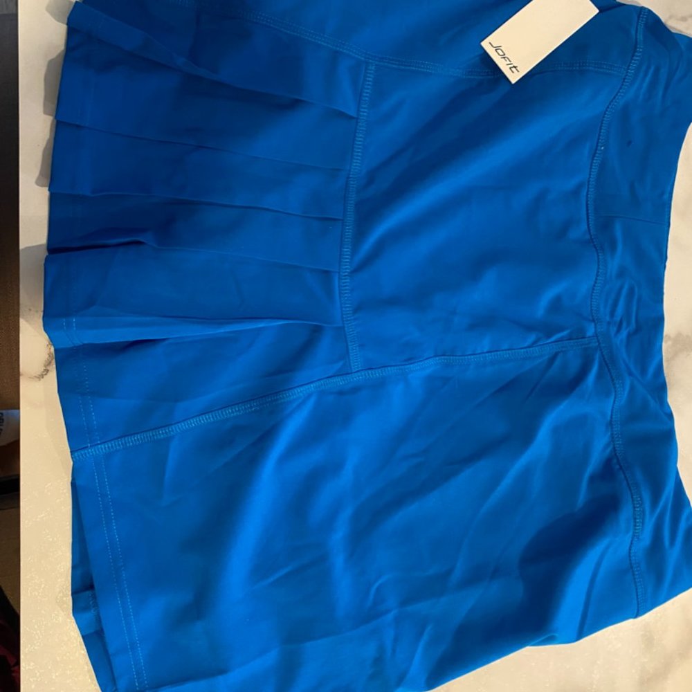 Jofit women shorts, size large, blue